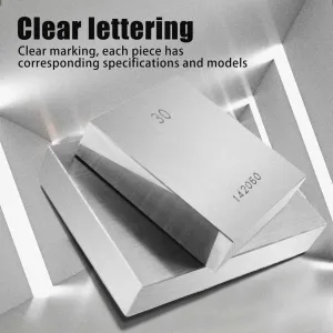 32pcs Steel Metric Gauge Block Lathe Gauge Grade 0 Slip Jo Blocks 1.005-50mm Measure Tools