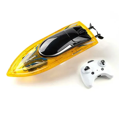 JJRC S13 RTR 2.4G RC Boat LED Light Capsized Reset High Speed Racing Waterproof Ship Vehicles Models Toys