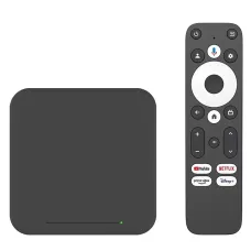 Netflix & Google CertifiedRockTek GT1 UHD TV Box 2GB+32GB Realtek1325 A55 Edge AI Support Dolby Atmos 2T2R Wifi5 BT5.2 Android Box Set Top Box