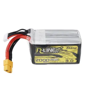 TATTU R-LINE V3.0  4S 14.8V 2000mAh 120C LiPo Battery XT60 Plug for Airplane RC Car Helicopter FPV Racing Drone