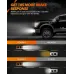 SEALIGHT F1 Pair 4W 380LM Car LED Headlight Blubs 6000K Cool White IP67 Waterproof LED Fog Light Bulbs