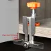 Stainless Steel Cabinet Door Mounting Jig Adjustable Clamp Woodworking Tool Precise Scale Hidden Door Hinge Installation Professional Furniture Hardware