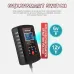 RJtianye Smart Automatic Motorcycle Battery Charger with 2m Clamp for 6V-12V 2Ah-20Ah Lead-Acid Battery