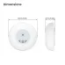 MoesHouse Tuya Zigbe Smart Light Sensor Illuminance Brightness Detection Home Lighting Automation Smart Home Detector APP Control