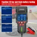 Konnwei KW700 12V 24V Car Truck Automotive Lead-Acid Battery Tester With Printer Battery Analyzer Cranking Test Charging Test 10-2000CCA Check Voltage CCA Internal Resistance SOC SOH