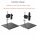 Aluminum Alloy Adjustable Focusing Bracket Stand for HDMI USB Digital Microscope Camera with 40mm and 50mm Adapter High Temperature Resistant Pad for Precision Inspections
