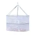Folding Hanging Drying Rack Mesh Dryer with Zippers For Shrimp Fish Fruit Vegetables Herb