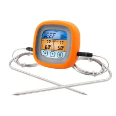 TS-6601-2 Dual-needle Touchscreen Food Thermometer Kitchen Baking Meat Barbecue Thermometer