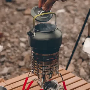 IPRee Mini Gas Heater Stove Stainless Steel Warming Stove Cover Portable Warmer Heating Cover for Outdoor Backpacking Hiking