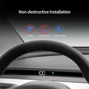 HUD Head-up Display For Tesla Model 3 Model Y Dedicated Head-up Display Speedometer TESLA Car Model 3 Accessiores