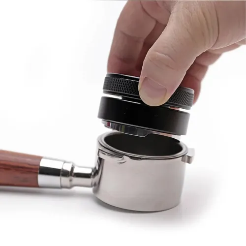 HiBREW 58mm Espresso Accessories Set With Bottomless Portafilter Tamper Distributor Dosing Funnel Filter Papers Stirrer & Mat for HiBREW H7 & H7A