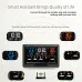 FJ3390TY-A WIFI Graffiti VA Color Screen Multi-function Weather Clock Electronic Alarm Clock Indoor Outdoor Temperature Humidity Wall Clock