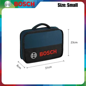 1600A003BG 1600A003BH for Bosch Tool Bag 600D Polyester 210D PU Leather Lightweight Professional Repair Storage Bag Power Tool Accessory Portable Organizer