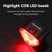 BENGGUO 500LM Bicycle Headlight Mini Portable Taillight Type-Charging Waterproof Bike Light Set for MTB Outdoor Night Cycling Safety