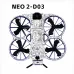 RCSTQ Waterproof PVC Stickers Drone Body Skin Protective Arm Remote Control Protector for DJI NEO 2 RC Drone