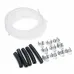 3mm 5M Fuel Pipe Line Hose Clip Kit Rubber+Metal For Eberspacher Heater Fuel Tank