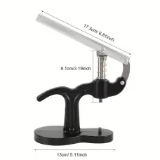 Professional Watch Repair Tool Kit 12pcs Watch Case Press 18mm to 50mm Alloy Material for Quartz Mechanical Watch Maintenance Assembly Required