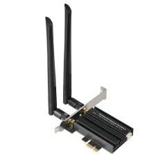 WiFi 6e AX3000 Wi-Fi Adapter Tri Band 2.4G/5G/6G Desktop PCIE Wireless Network Card Support 5.2 bluetooth for PC Win 10/11