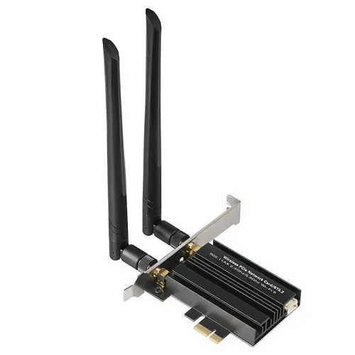 WiFi 6e AX3000 Wi-Fi Adapter Tri Band 2.4G/5G/6G Desktop PCIE Wireless Network Card Support 5.2 bluetooth for PC Win 10/11