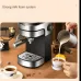 ZZUOM Coffee Machine Small Size Italian Semi Automatic Espresso Coffee Maker Extraction Steam Milk Foam Coffee Instant Heating