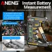 ANENG BT173 Battery Tester Digital Display Multi-Type Compatibility No Power Required Lightweight ABS Material Universal Voltage Reader