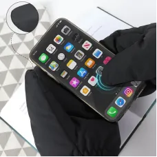 TENGOO 3 Gears Electric Heated Gloves USB Rechargeable Heating Mittens Winter Warm Touch Screen Gloves Cycling Glove Outdoor Waterproof Thermal Gloves