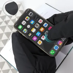 TENGOO 3 Gears Electric Heated Gloves USB Rechargeable Heating Mittens Winter Warm Touch Screen Gloves Cycling Glove Outdoor Waterproof Thermal Gloves