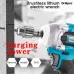 Drillpro 2 in1 520N.M Brushless Impact Cordless Electric Wrench Power Tool W/ 1/2 x Battery