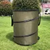 Outdoor Portable Foldable P0P Up Garbage Storage Trash Bag Garden Leaf Trash Bin Flowers and Garden Camping Grass Box