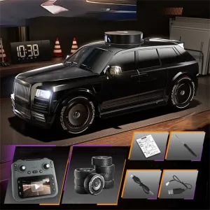 QBRC 911S RTR 1/18 2.4G 4WD WIFI RC Car 720P Retractable HD Camera High-Definition Lens Video Pictures Shooting Support App Remote Control with Screen LED Light Drift On-Road Off-Road Racing High Speed Vehicles Models Toys