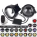 LED Headlight with Dual Dynamic Devil Eye Design Multiple Modes for Cars Motorcycles Universal