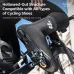 WESBIKING Warm Windproof Cycling Shoe Covers Non-slip Wearable Reflective Zipper Bike Boots Overshoes