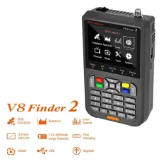 GTMEDIA V8 Finder2 Satellit Finder Signal Meter 4000mAh Battery 3.5" HD LCD Type-C Fast Charge DVB-S/S2 MPEG-2/4 H.264