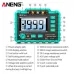 ANENG Green Color MH14 Ground Resistance Megohm 1999 Conuts Meter Testers Megohmmeter Voltmeter Ohm Detector without BatteryTool