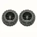 XLF F22A 1/10 RC Car Spare Tires Wheels Rims 2PCS Vehicles Model Parts Accessories