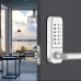 Keyless Mechanical Door Lock Waterproof Non-Power Digital Password Entry Anti-Theft Security for Home Office