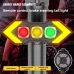 BIKIGHWireless Remote Control Left Right Turn Signals Bicycle Taillight Intelligent Brake Sensing Safety Warning Cycling Light Type-Charging Bike Rear Lights for MTB Night Riding