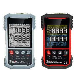 MUSTOOL IR502/IR500 120V 500 Battery Internal Resistance Tester 4-Wire Kelvin Test Lead-acid Lithium Nickel-cadmium Batteries Tool
