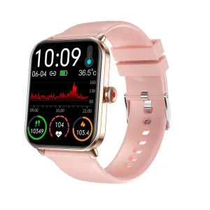 NY39 1.83inch HD Screen bluetooth Call Heart Rate Blood Pressure Blood Oxygen Monitor Sleep Monitoring Multi-sport Modes Music Playback IP68 Waterproof Smart Watch