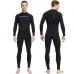 DIVE&SAIL UPF50+ Men's One Piece Long Sleeve Wetsuit UV Protection Soft Skin-Friendly Breathable Quick Dry Diving Suit Set Suitable for Swimming Snorkeling Surfing