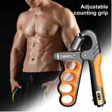 KALOA5-100KG Adjustable Hand Grip Strength Trainer Mechanical Counter Forearm Exerciser Power Strengthener for Gym Fitness Equipment with Counting Function