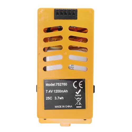 YXZNRC F06 2.4G 6CH RC Helicopter Spare Parts 7.4V 1200mAh Battery