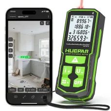 Huepar S60/S100/S120 Laser Distance Measuring Meters Tool with Angle Sensor Rechargeable Digital Green Beam 60M 100M 120M Laser Rangefinder