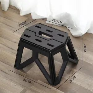 IPRee Outdoor Small Stool Portable Folding Stool High Load Bearing Long-lasting Small Chair Fishing Stool Beach Stool Camping Stool