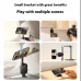 Ugreen LP899 Mobille Phone Magnetic Stand Clamp-on Travelling Holder Double-layer Strong Magnetic Ring Design 720 Horizontal and Vertical Screen Adjustment Mini Foldable Desktop Phone Bracket