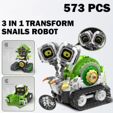 Steam 3IN1 Technical Transform Dragon / Snails / Guitarist / Esports Girl Robot Assembly Building Blocks Kit With Remote Controller Coding Robotic Projects Creative Toys