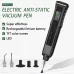 AMNVOLT 140g Lift Electric Vacuum Suction Pen Rechargeable Portable SMD IC Handling Tool Built-in Mini Pump Anti-Static LED Light Type-C Charging Screen Display