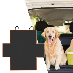 IPRee Car Waterproof Dog Car Seat Cover Trunk Case Dog Car Transporter Travel Mat Pad Dog Carriers Hammock For Small Medium Large Dogs