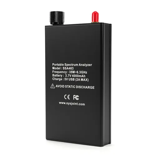 SSA463 Handheld Spectrum Analyzer 35MHz to 6.3GHz Adjustable RBW Precise Signal Testing Compact Touchscreen Portable RF Signal Generator Analysis Tool