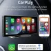 Portable Car MP5 Player Wireless CarPlay Android Auto 10.26 Inch HD IPS Display Bluetooth WiFi Rear View Support Easy Installation USB Connectivity